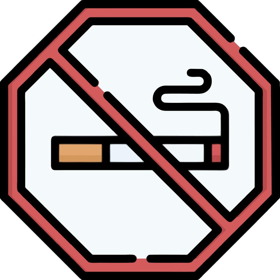 No smoking sign vector
