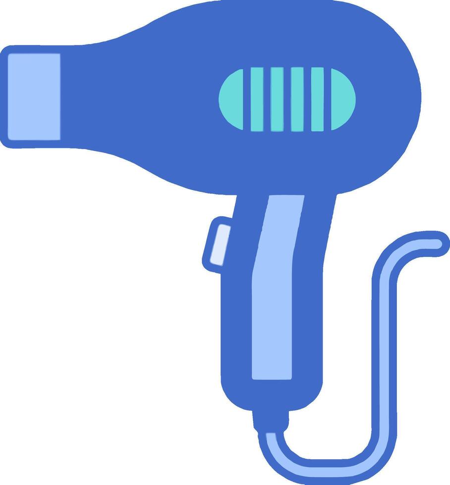 A blow dryer icon on a white background vector
