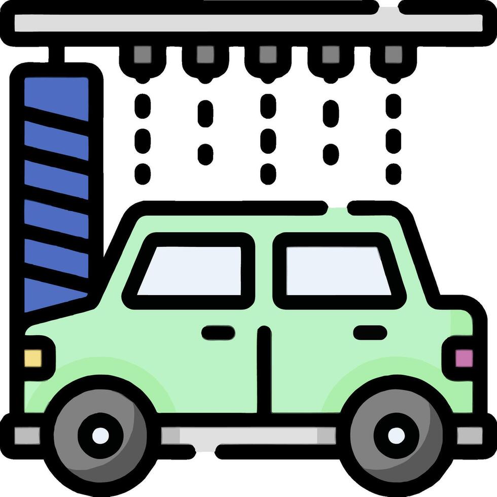 Car wash icon vector
