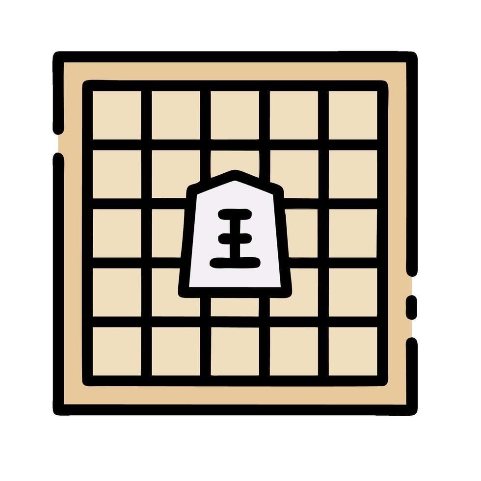 A go board with a dollar sign on it vector
