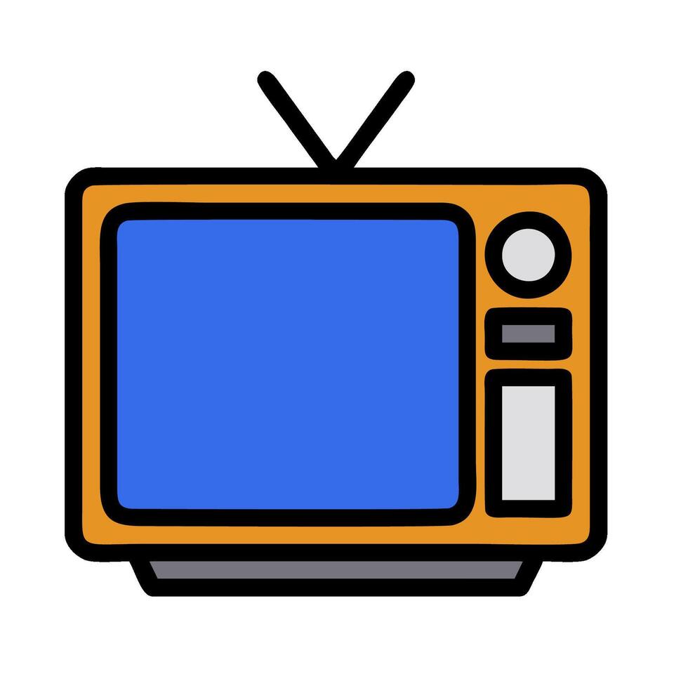 Tv icon illustration vector