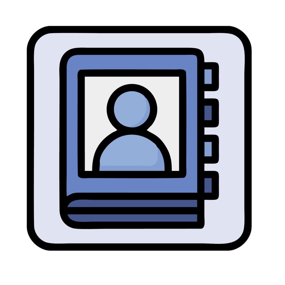 A person is in a book icon vector