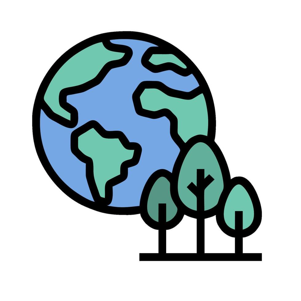 Earth day concept illustration vector