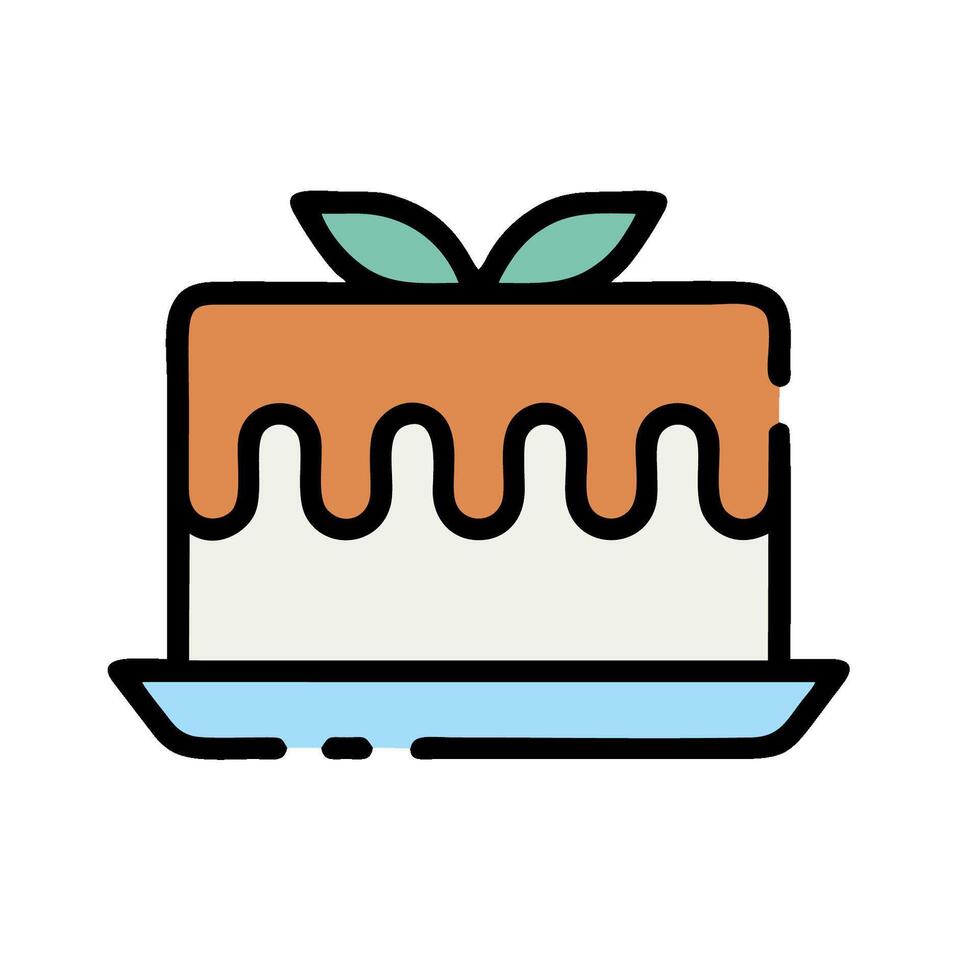 Cake icon illustration vector