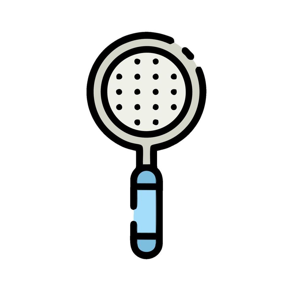 A magnifying glass icon on a white background vector