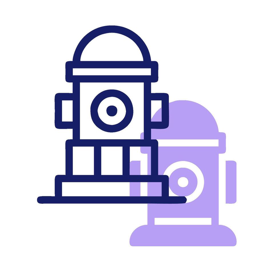 Fire hydrant icon illustration vector