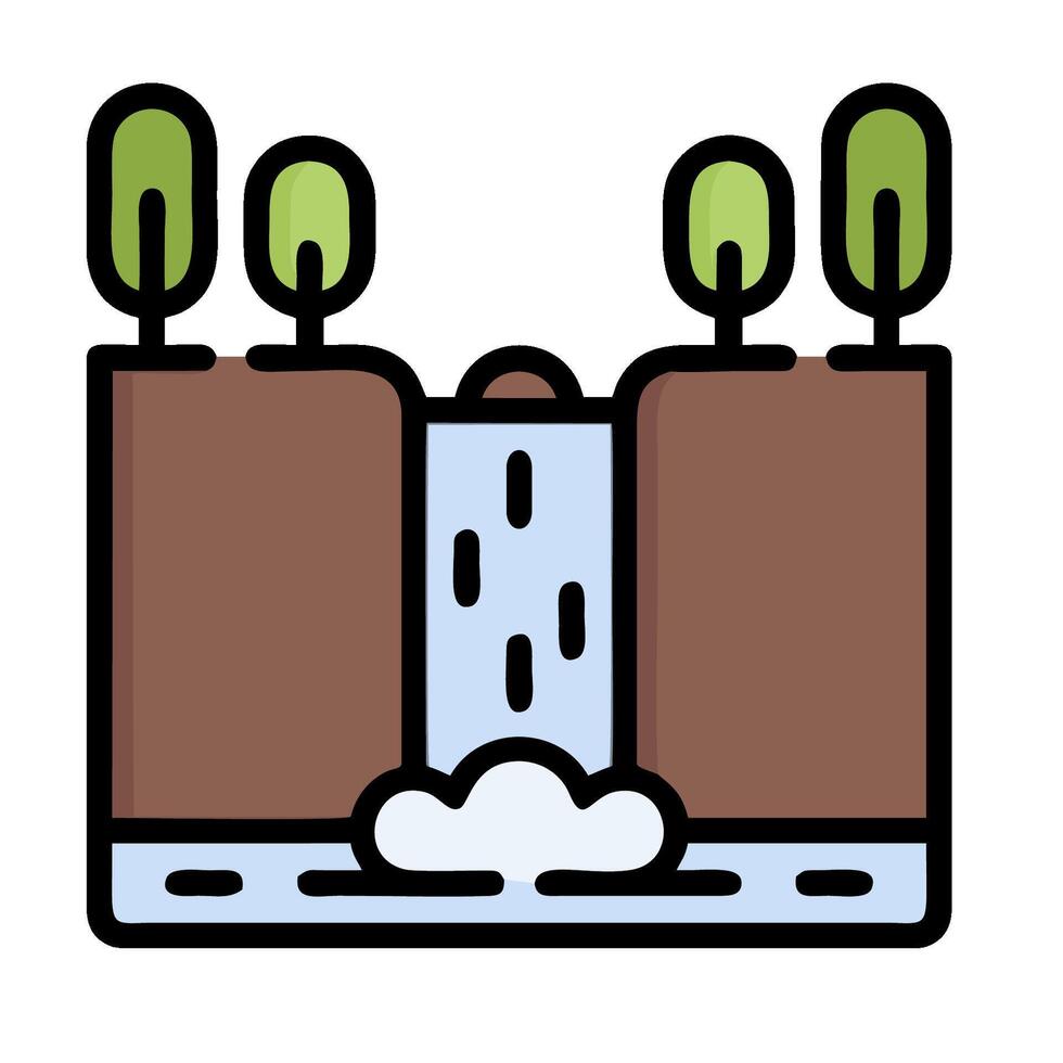 Waterfall, waterfall, waterfall, waterfall, waterfall, waterfall, waterfall, waterfall, waterfall, vector