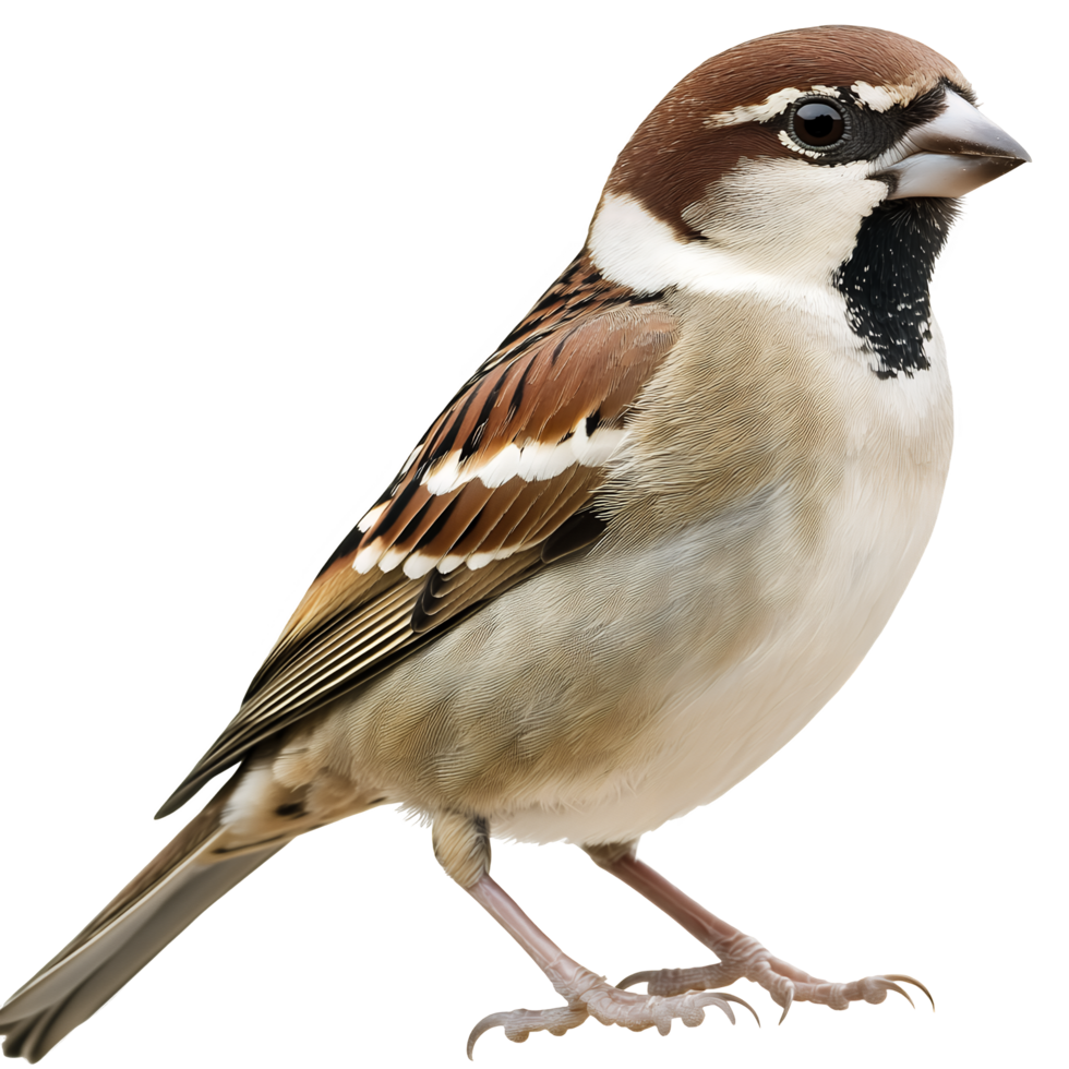 Sparrow Bird Illustration Isolated on Transparent Background png