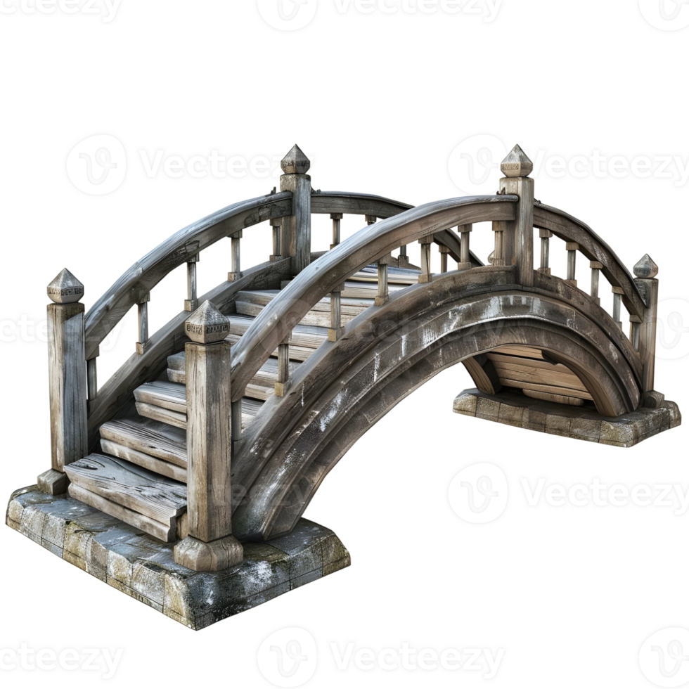 Stone Bridge isolated on transparent background png