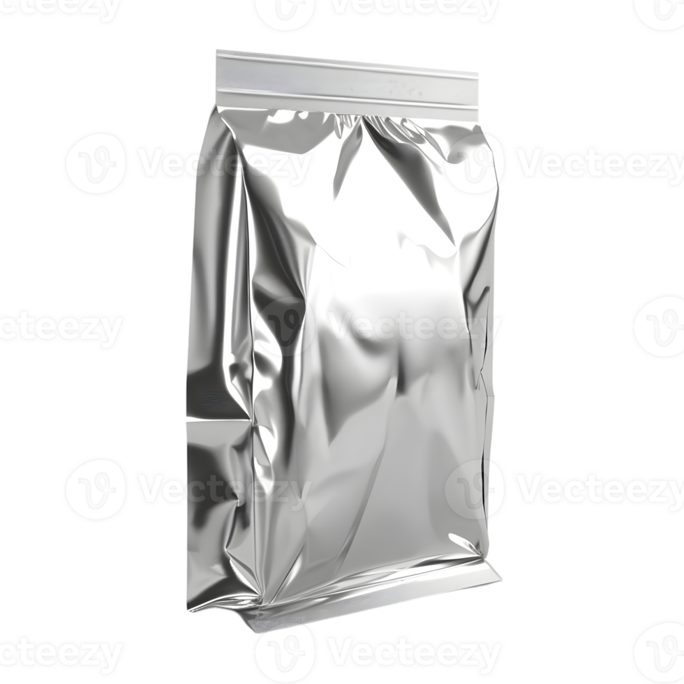 Crinkled Foil Box Isolated on Transparent Background png