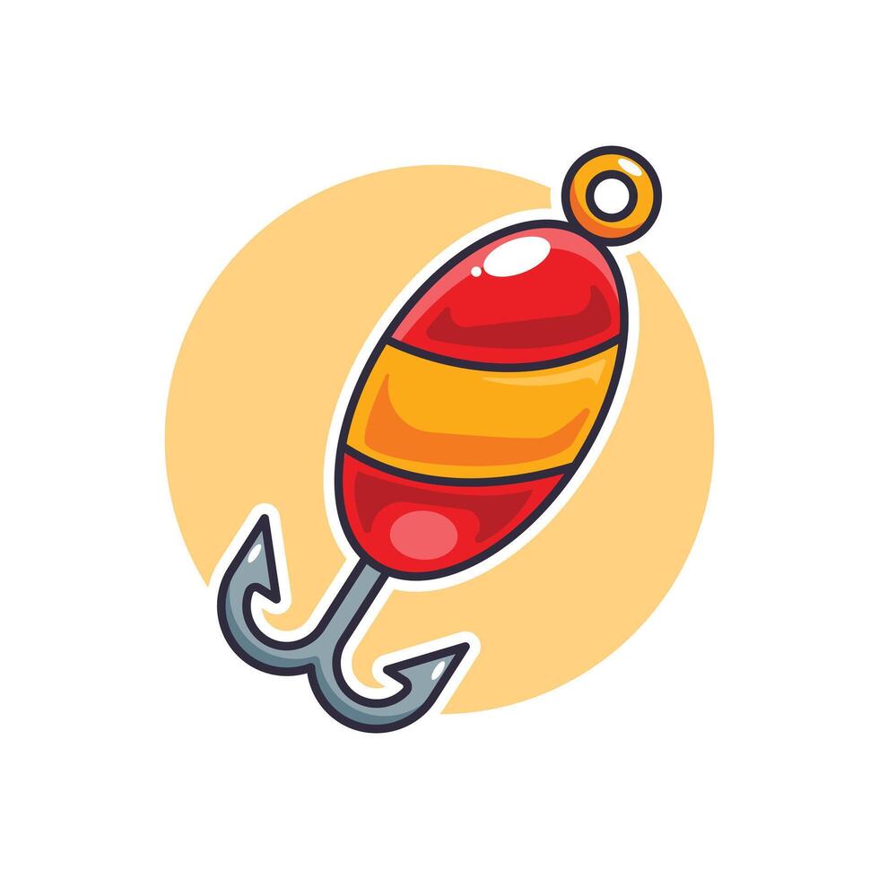 bait - cartoon illustration. vector