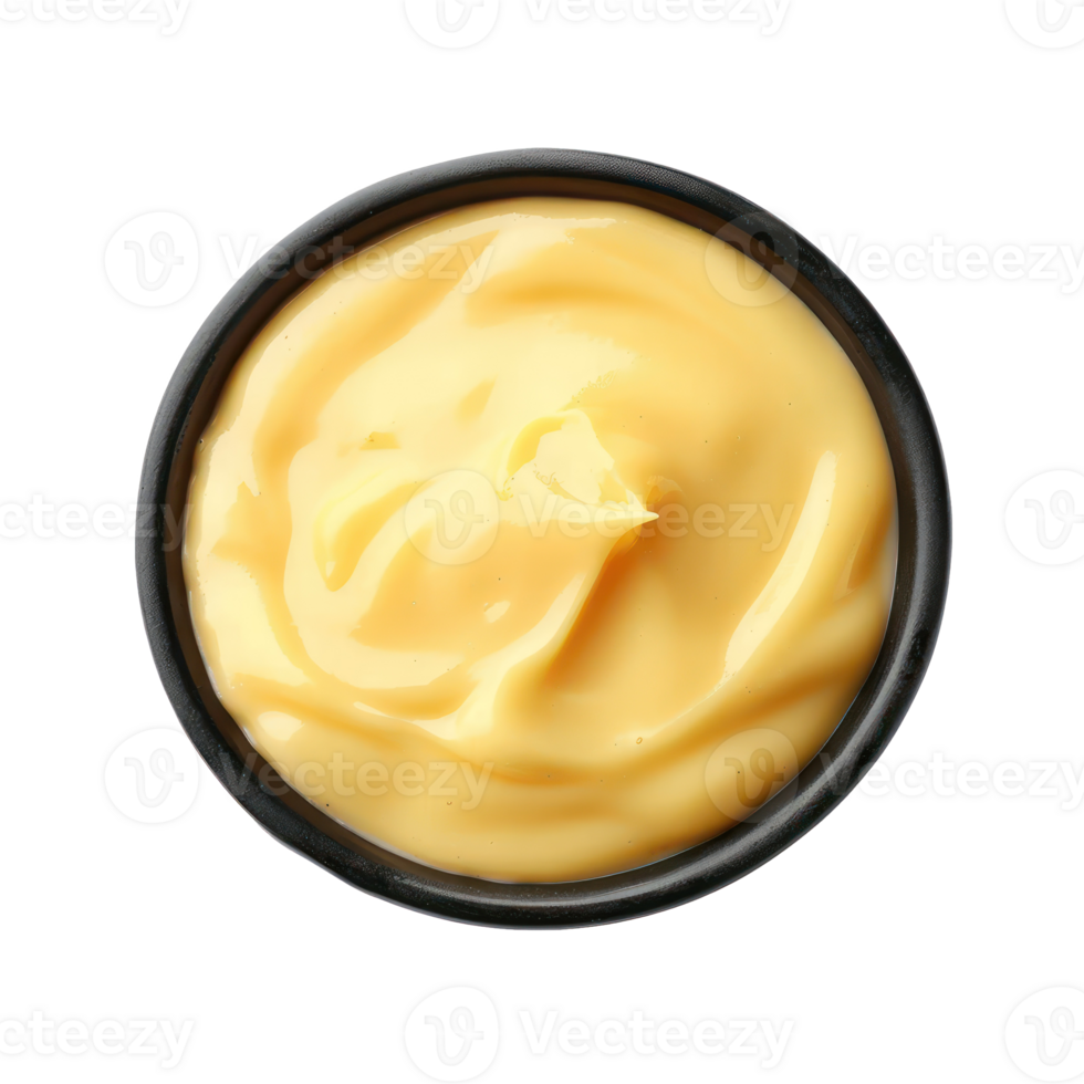 cheese sauce front view full length isolate on transparency background png