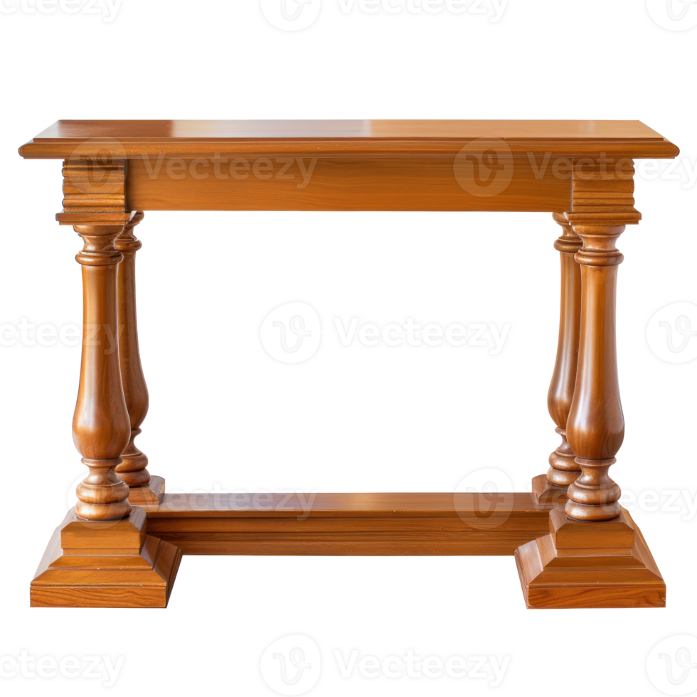 Hall Table isolate on transparency background png
