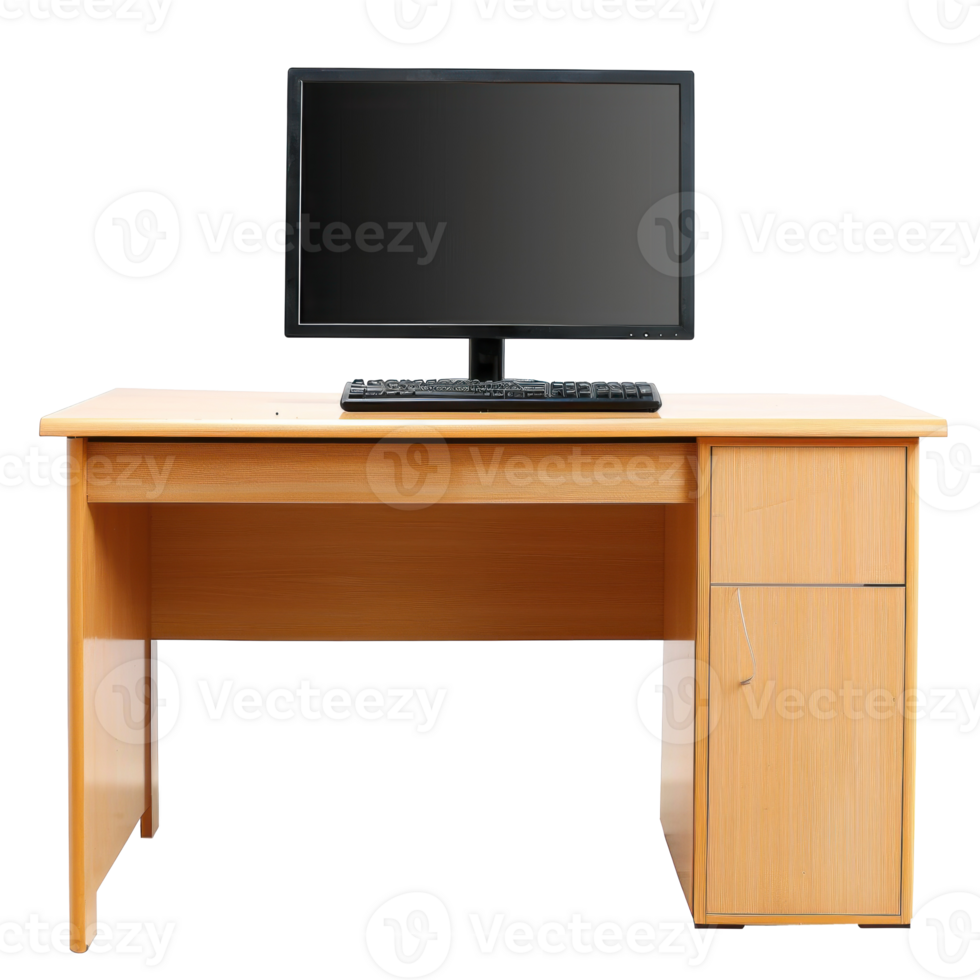 Computer Table isolate on transparency background png