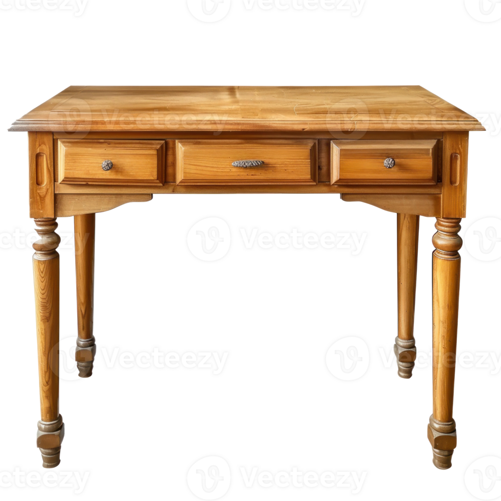 Writing Table isolate on transparency background png
