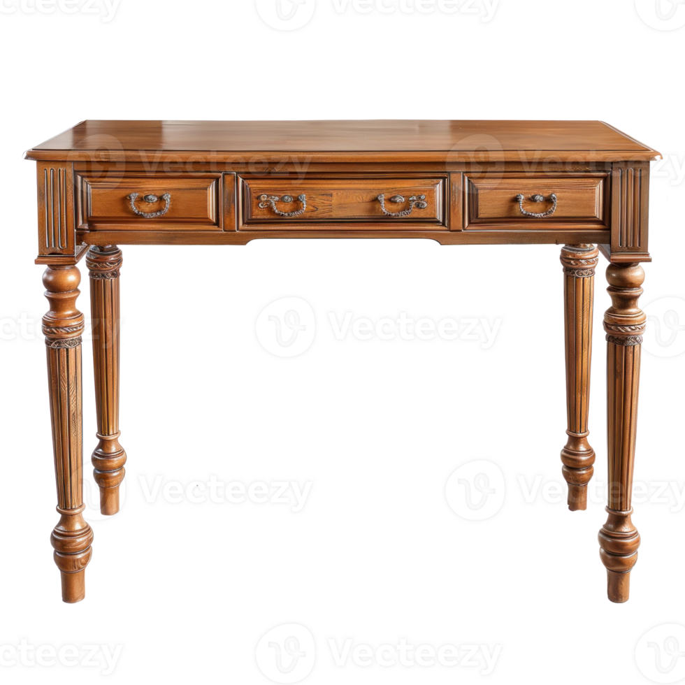 Writing Table isolate on transparency background png