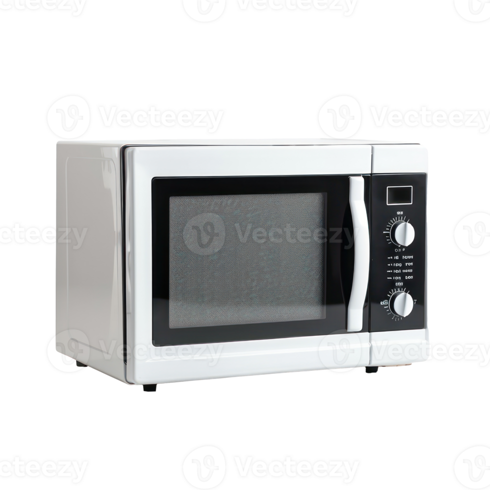 Microwave side view full length isolate on transparency background png