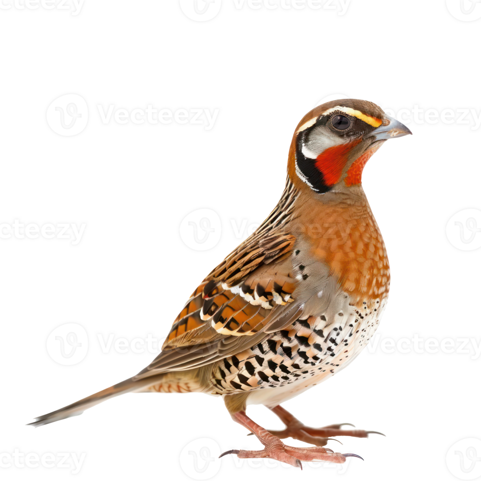 Partridge bird fly full body isolate on transparency background png