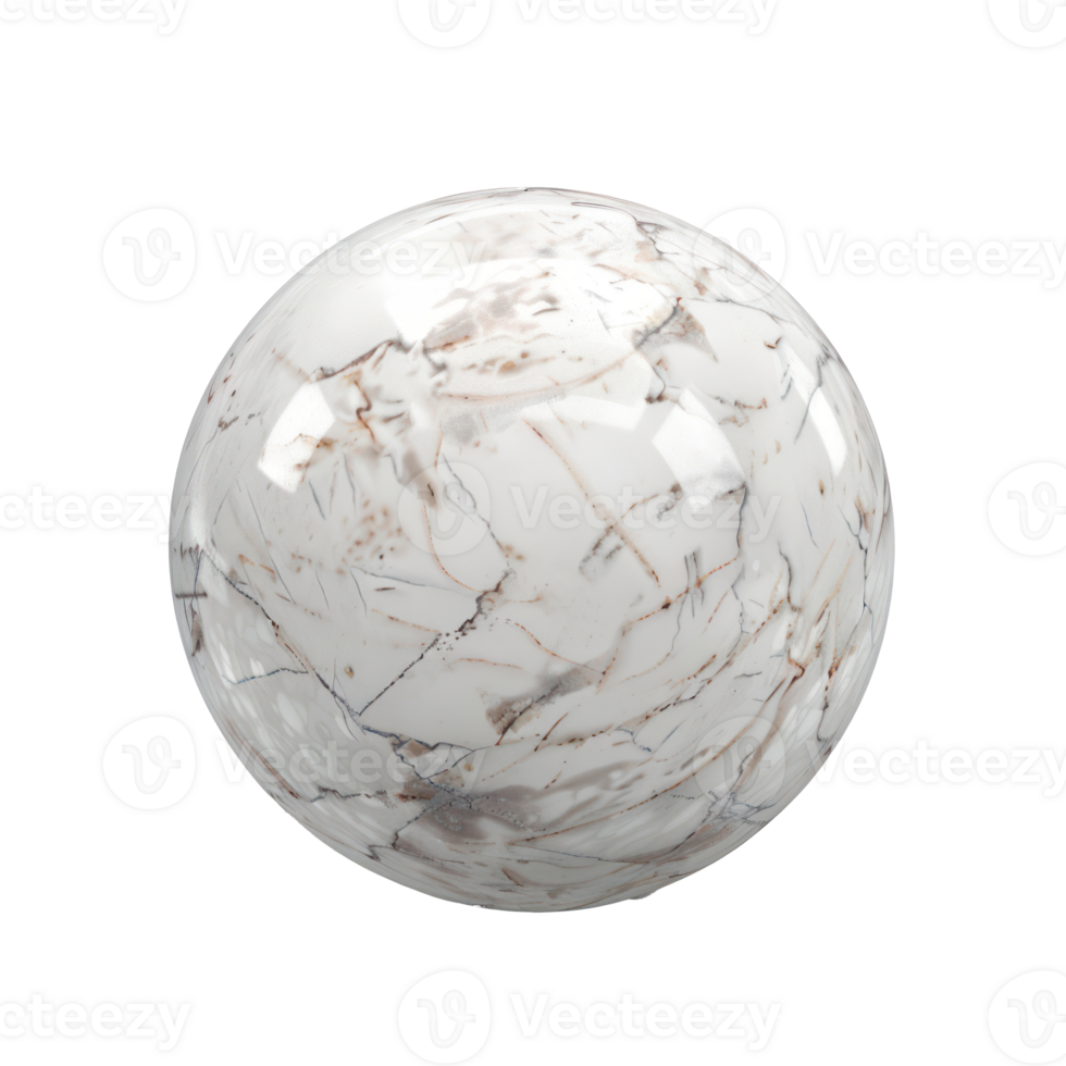 round marble balls isolate on transparency background png