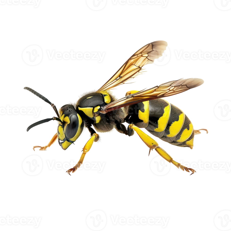 Hymenoptera side view full body isolate on transparency background png