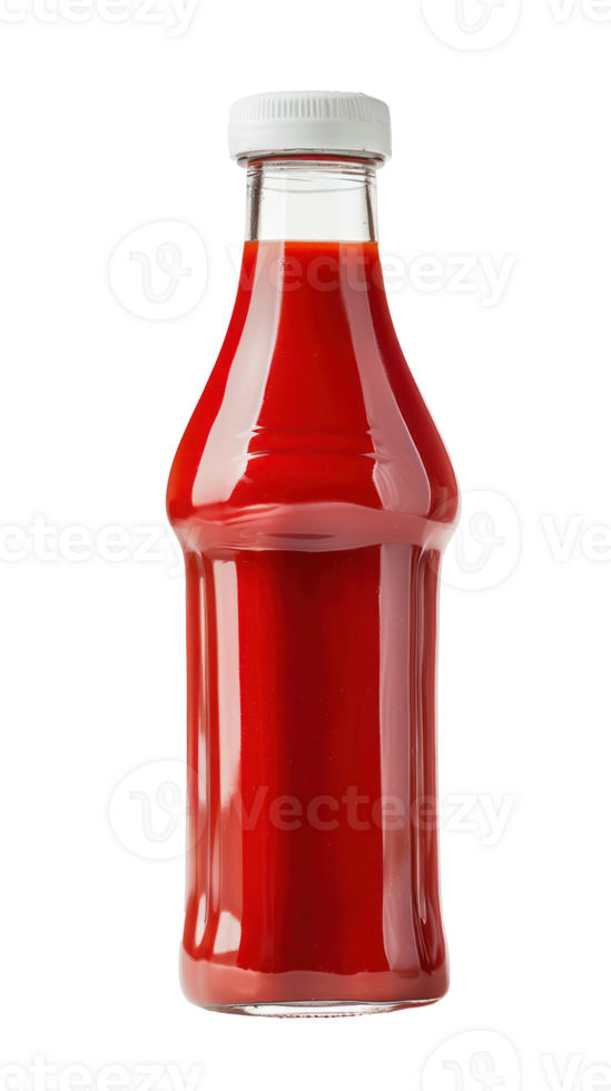 Ketchup bottle isolate on transparency background png