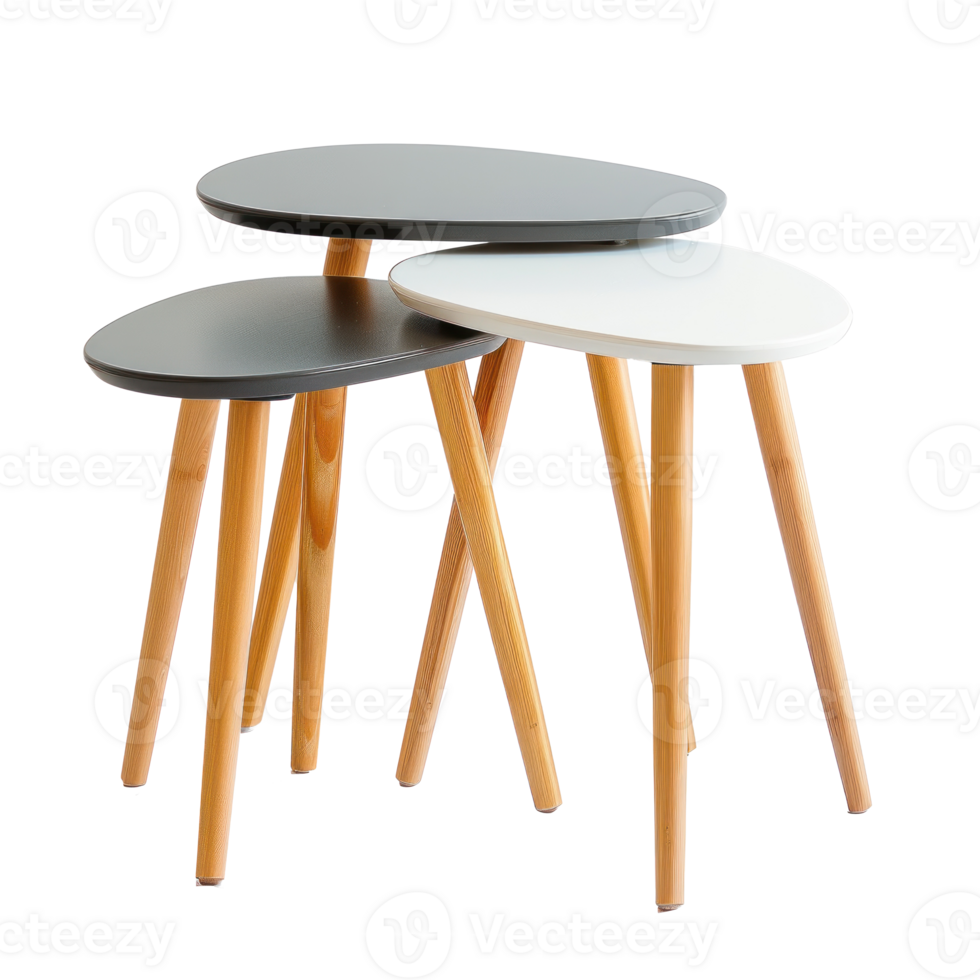Nesting Table isolate on transparency background png