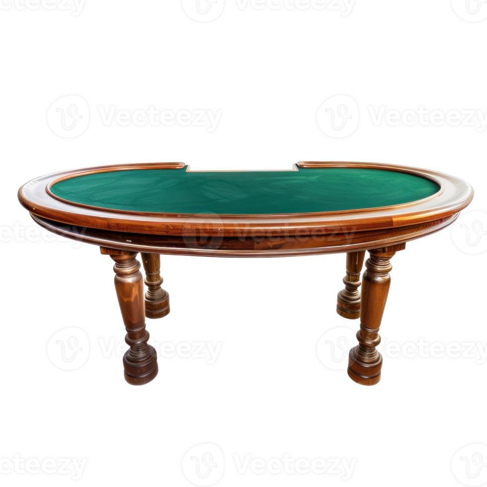 Poker Table isolate on transparency background png