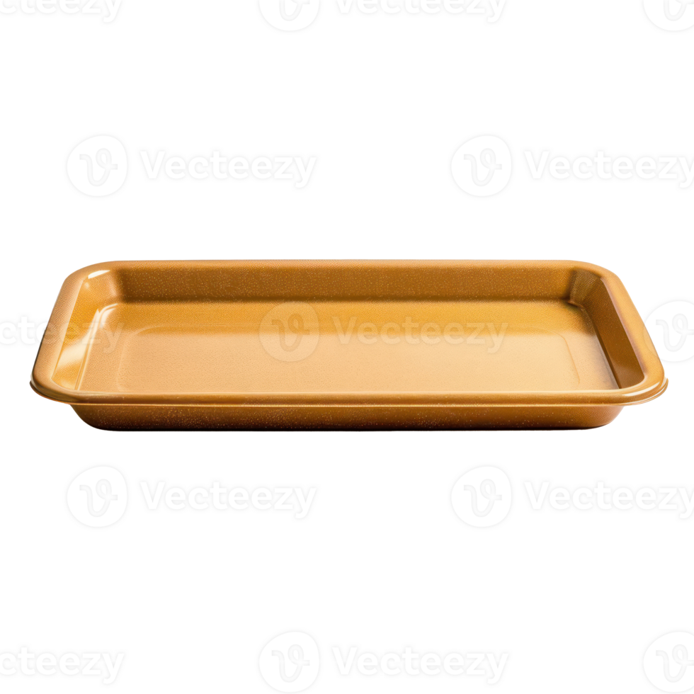 A tray front view full length isolate on transparency background png