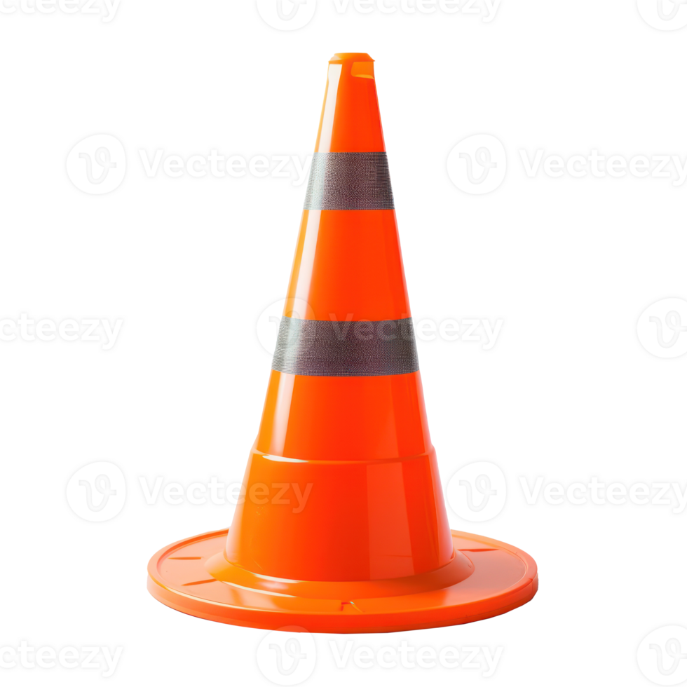 Traffic Cone isolate on transparency background png