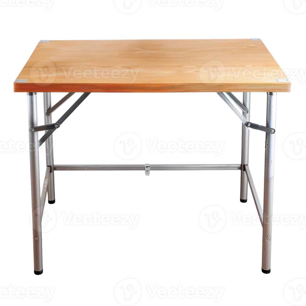 Work Table front view full length isolate on transparency background png