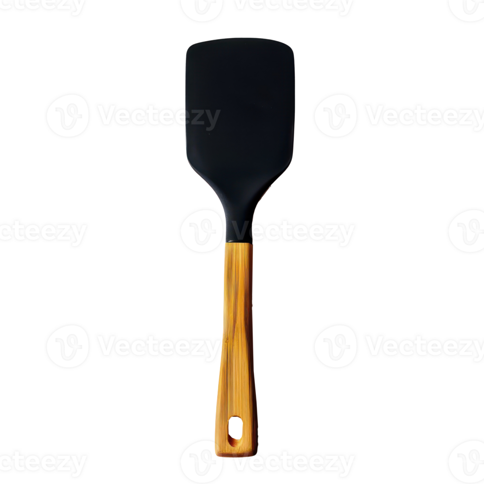 Spatula top view full length isolate on transparency background png