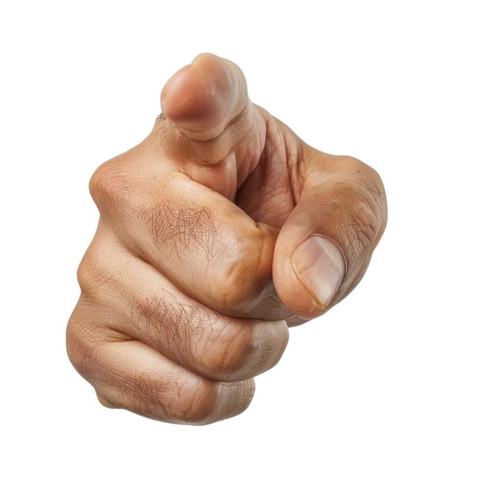 Hand Pointing Finger Gesture png