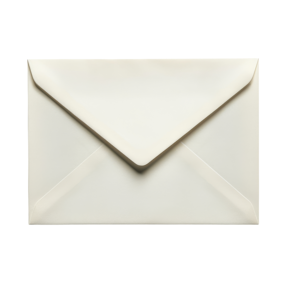 White Envelope Isolated png