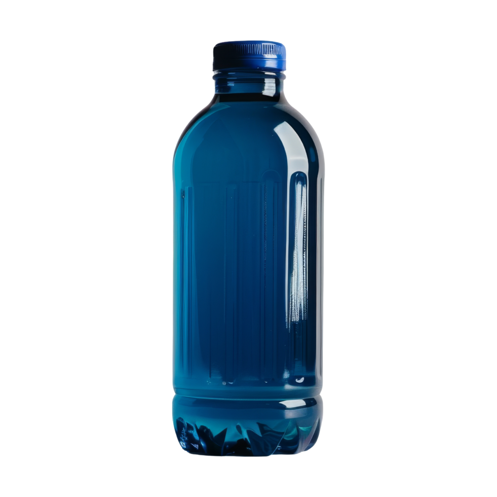 Blue Plastic Water Bottle png