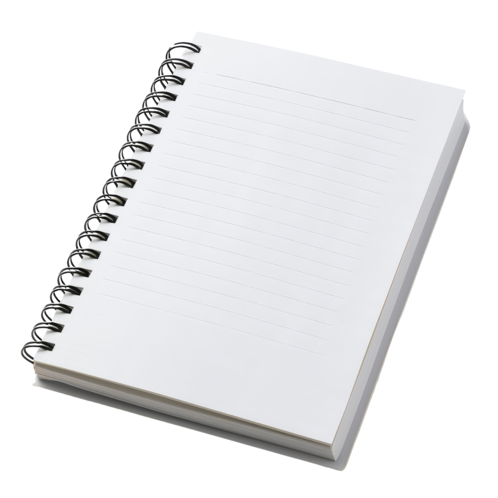 Blank Spiral Notebook png