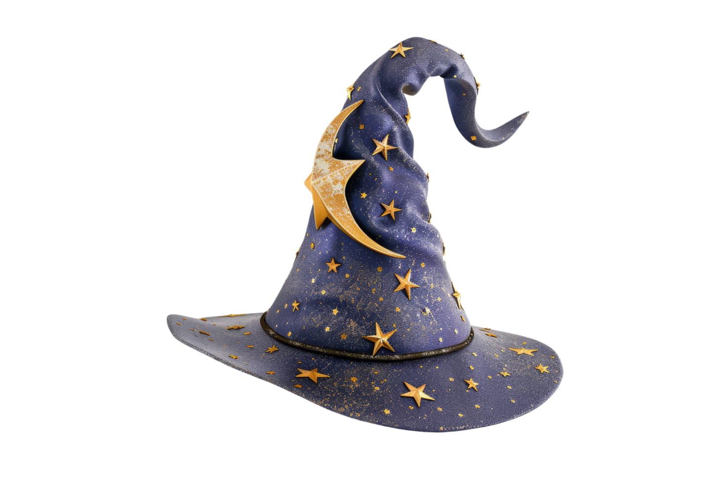 Wizard Hat with Stars and Moon png