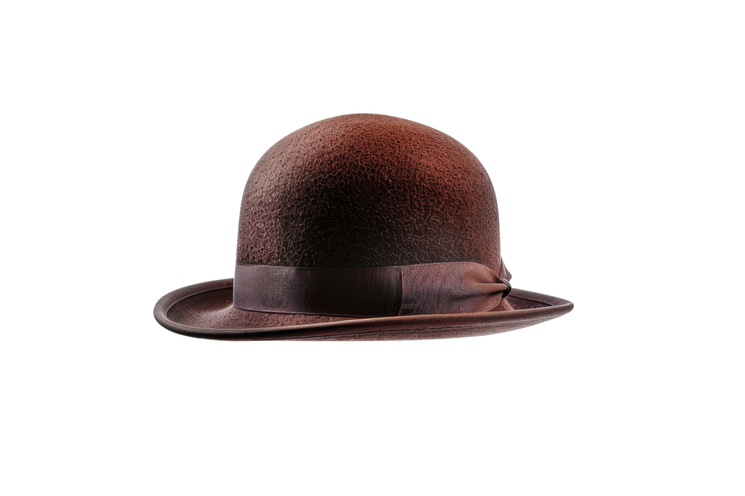 Brown Bowler Hat png