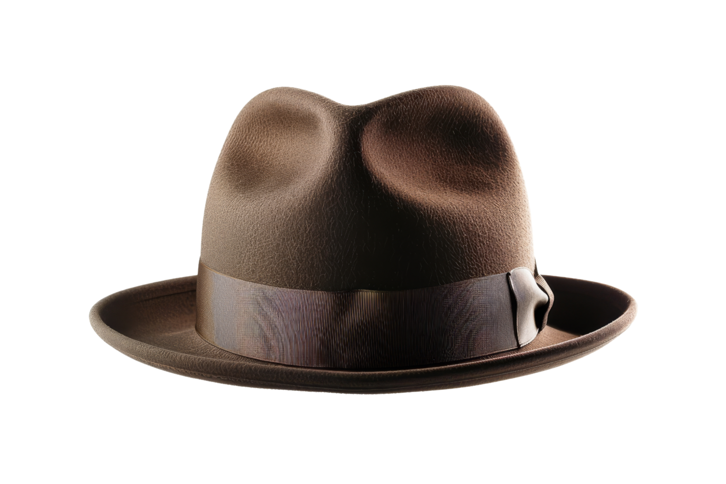 Brown Fedora Hat Isolated png