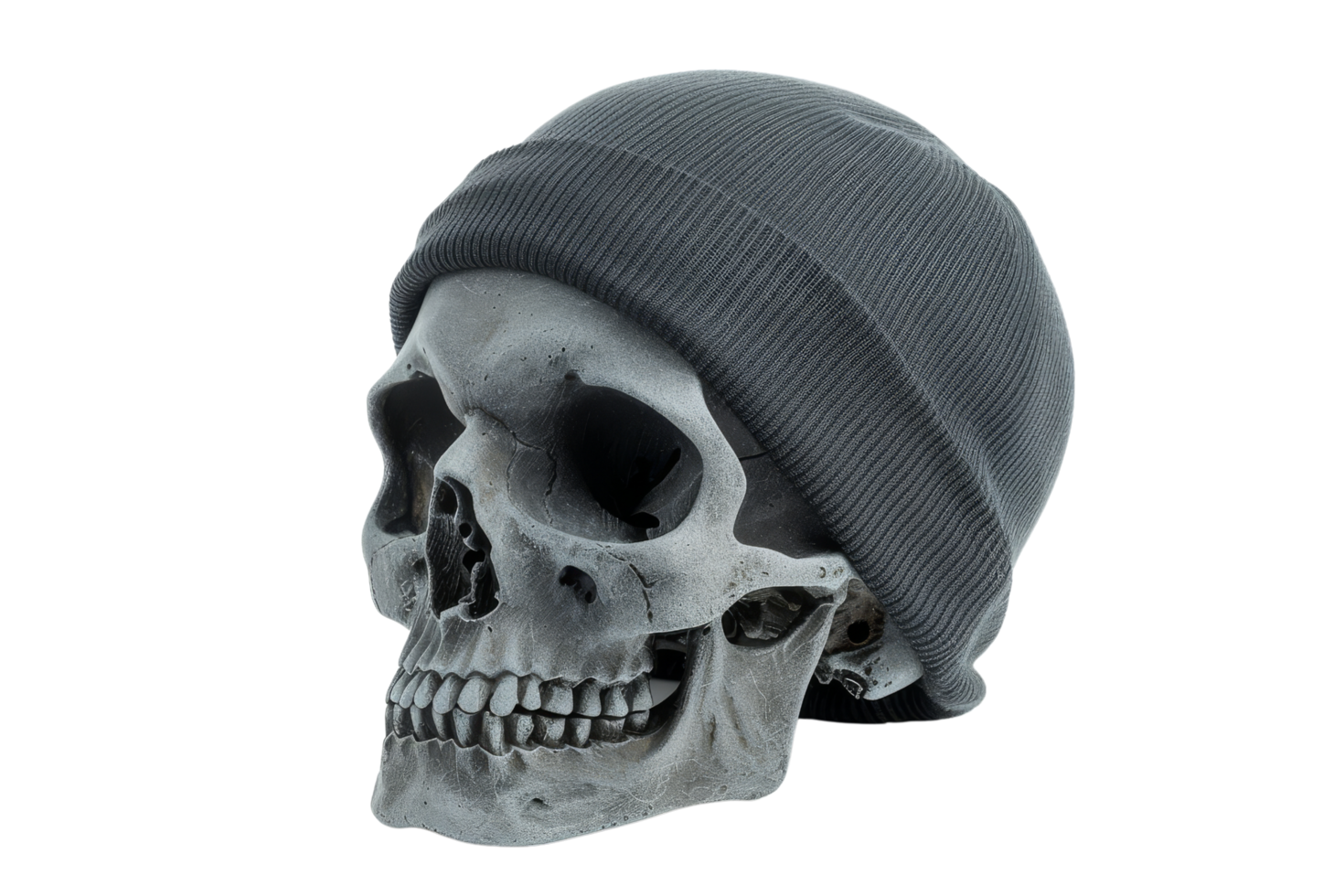 Skull in Beanie png