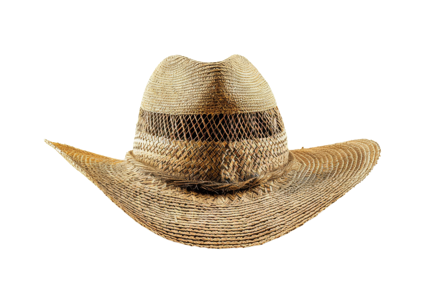 Straw cowboy hat Isolated png