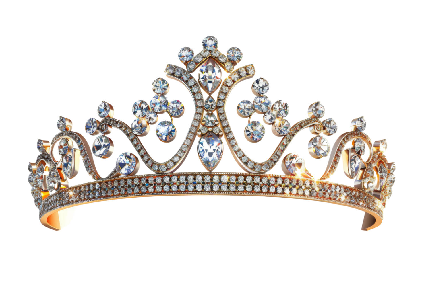 Diamond Crown Isolated png