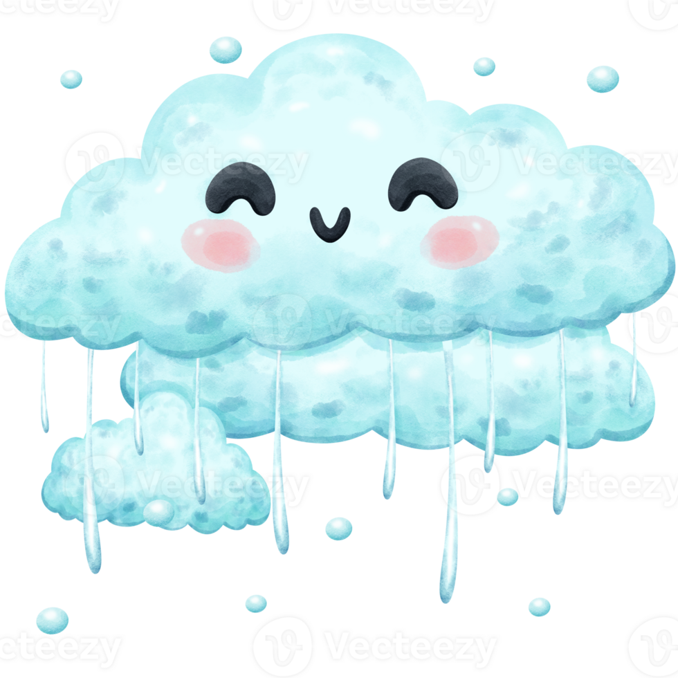 wet rain cloud png