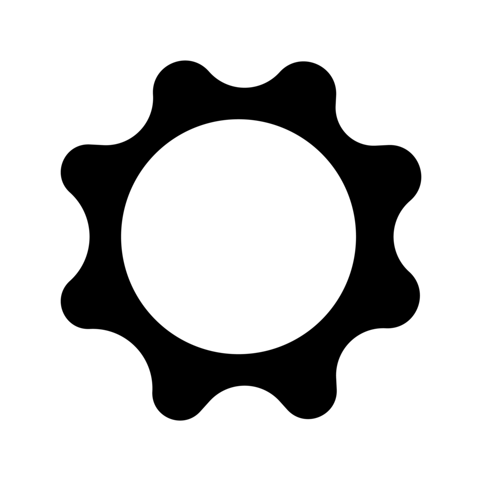 Gear setting icon png