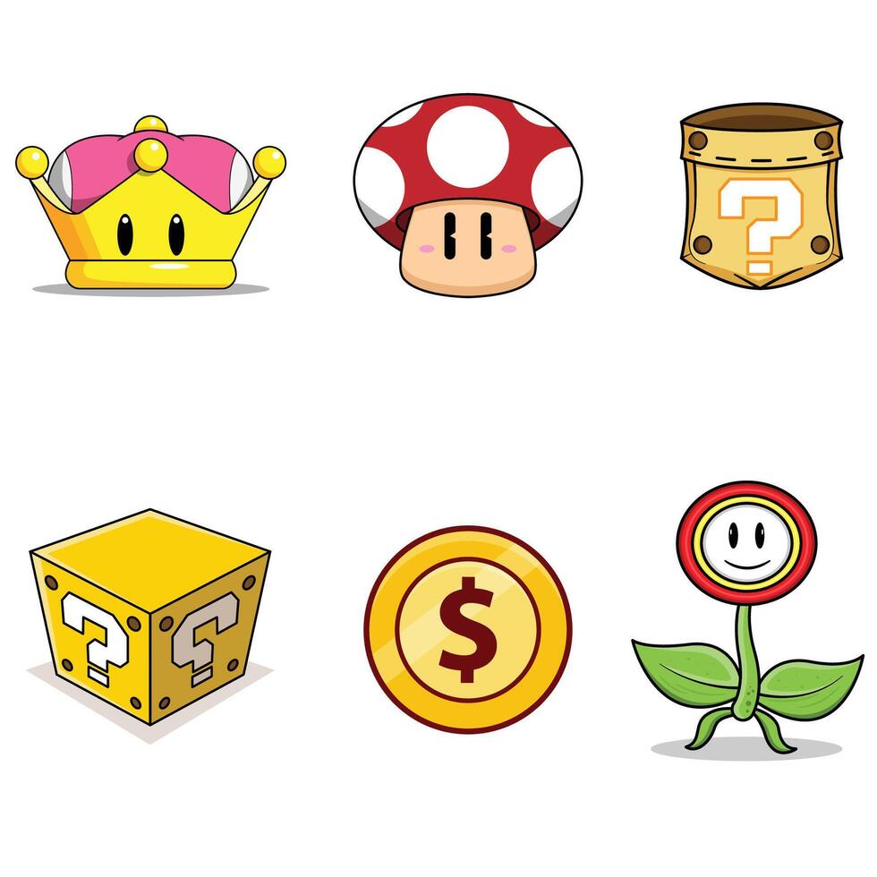 The Illustration of Level Up Game Item vector