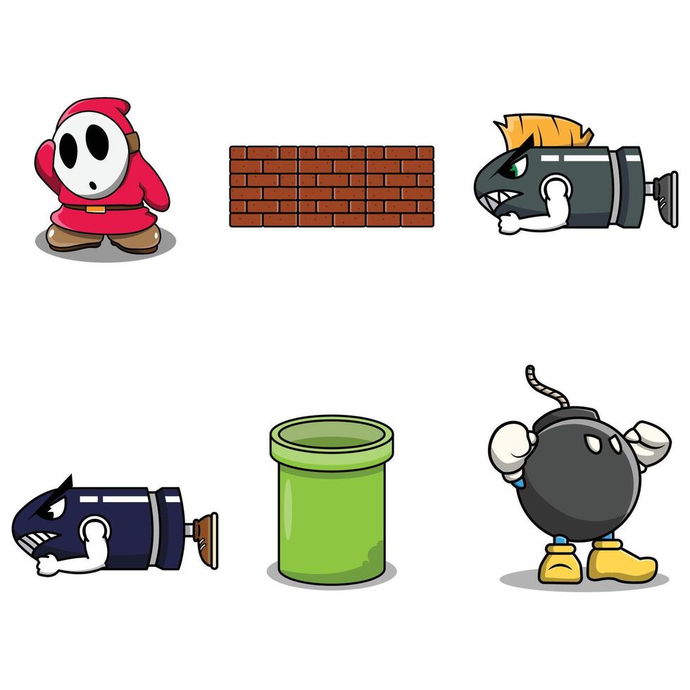 The Illustration of Danger Zone Game vector