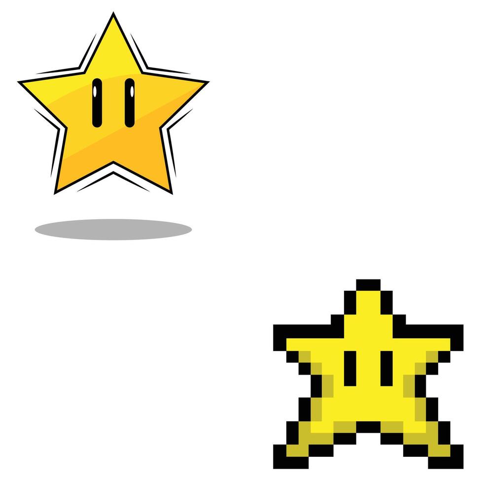 The Illustration of Star Game vector