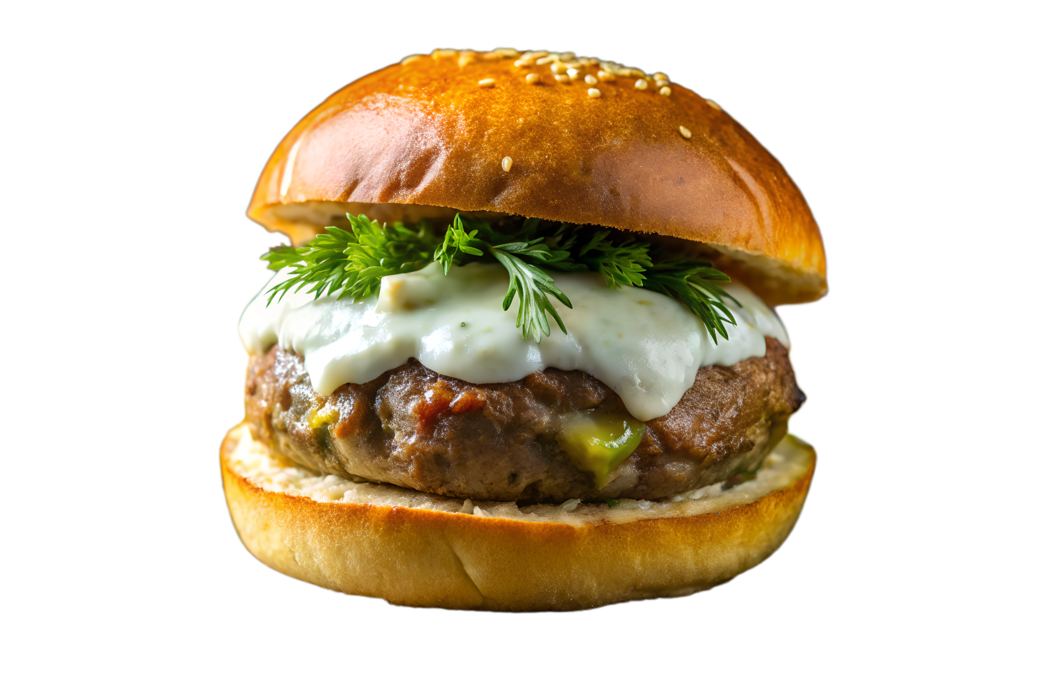 scrumptious gourmet chicken burger served with crisp veggies png