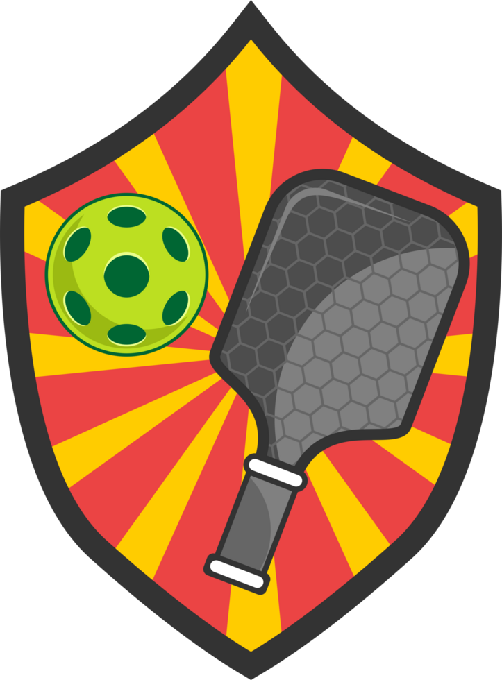 Pickleball Logo Design Illustration png
