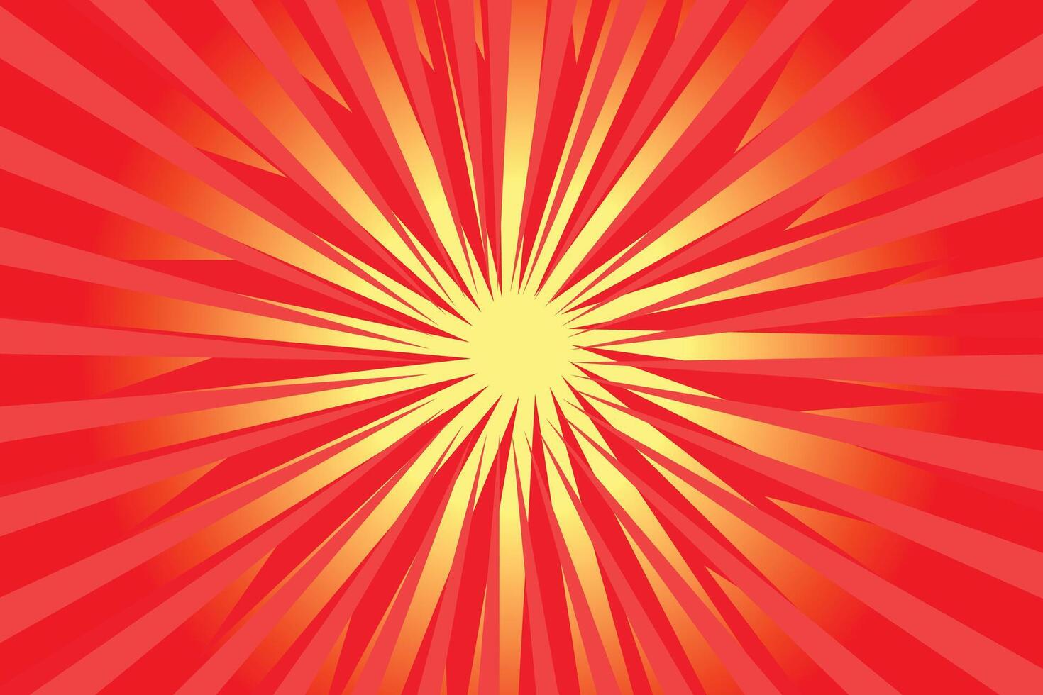 red and black rays retro sunburst background geometric abstract design glow effect circus style comic simply ray decoration fantasy vector