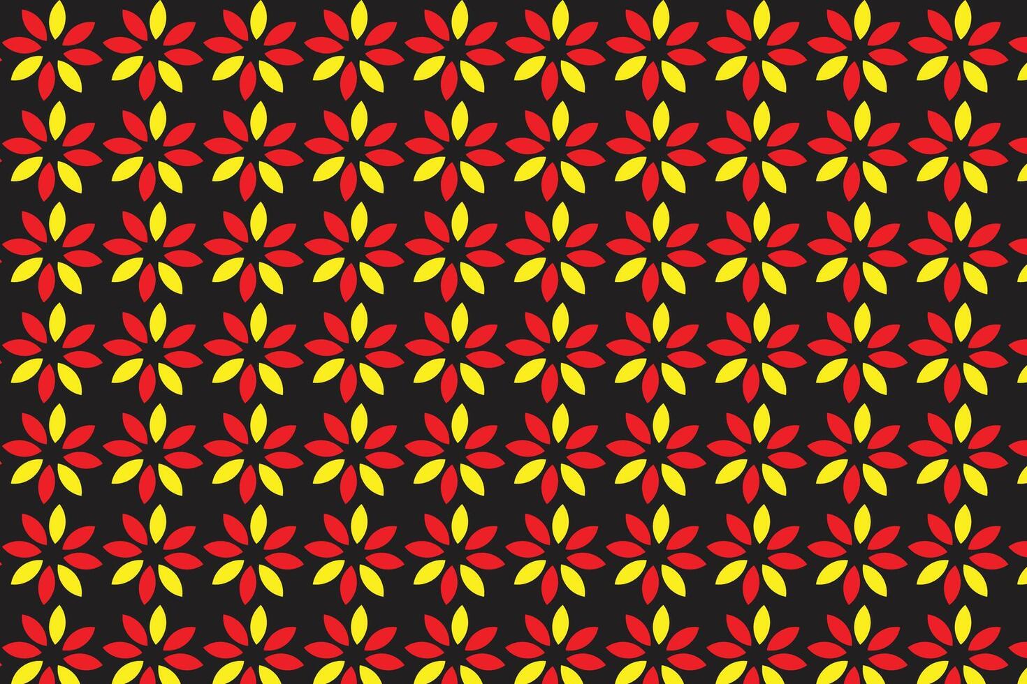 pattern design with flower motif vector